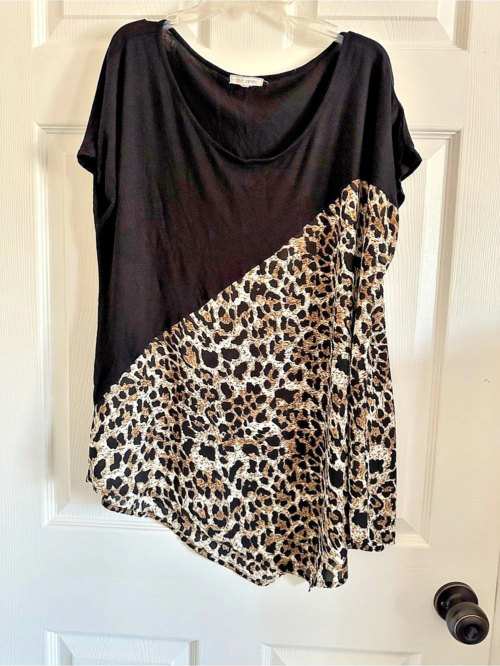 Black & Brown Animal Print Tunic